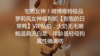 ❤️宅男女神！微博推特极品萝莉风女神福利姬【狍狍的日常鸭】VIP私拍，大奶无毛嫩鲍道具流白浆，年龄虽轻母狗属性确满格