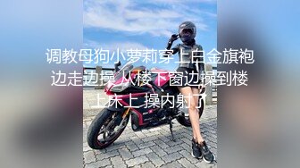 调教母狗小萝莉穿上白金旗袍边走边操 从楼下窗边操到楼上床上 操内射了