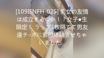 [109IENFH-025] 男女の友情は成立するのか！？女子●生限定！ ラップ1枚隔てて男友達チ○ポに素股体験させちゃいました♪